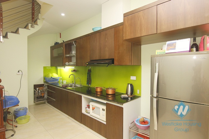 Three bedrooms house for rent in Ngoc Thuy, Long Bien district, Ha Noi